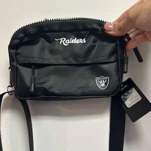NFL Raiders by GOLF Black Crossbody Bag NWT